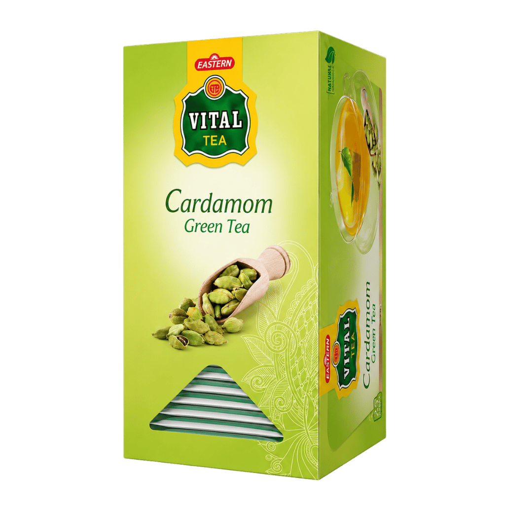 Vital Tea Cardamom Green Chai 30 bags buy online USA - 1